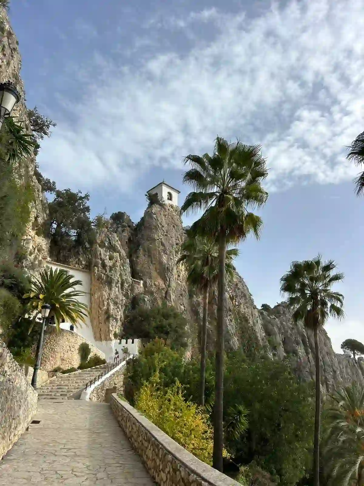 Paese di Guadalest, spagna, provincia di Alicante
